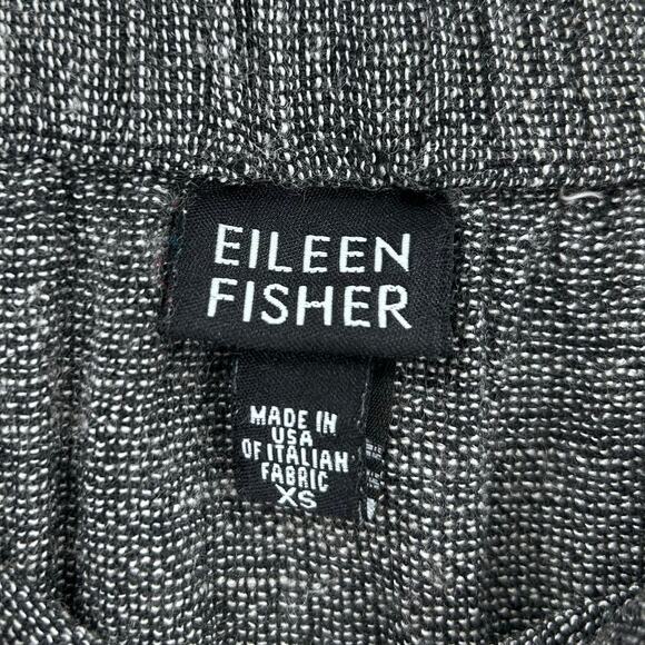 Eileen Fisher Italian Fabric Linen Maxi Skirt Gray Textured Pockets Womens Sz XS - Picture 6 of 12